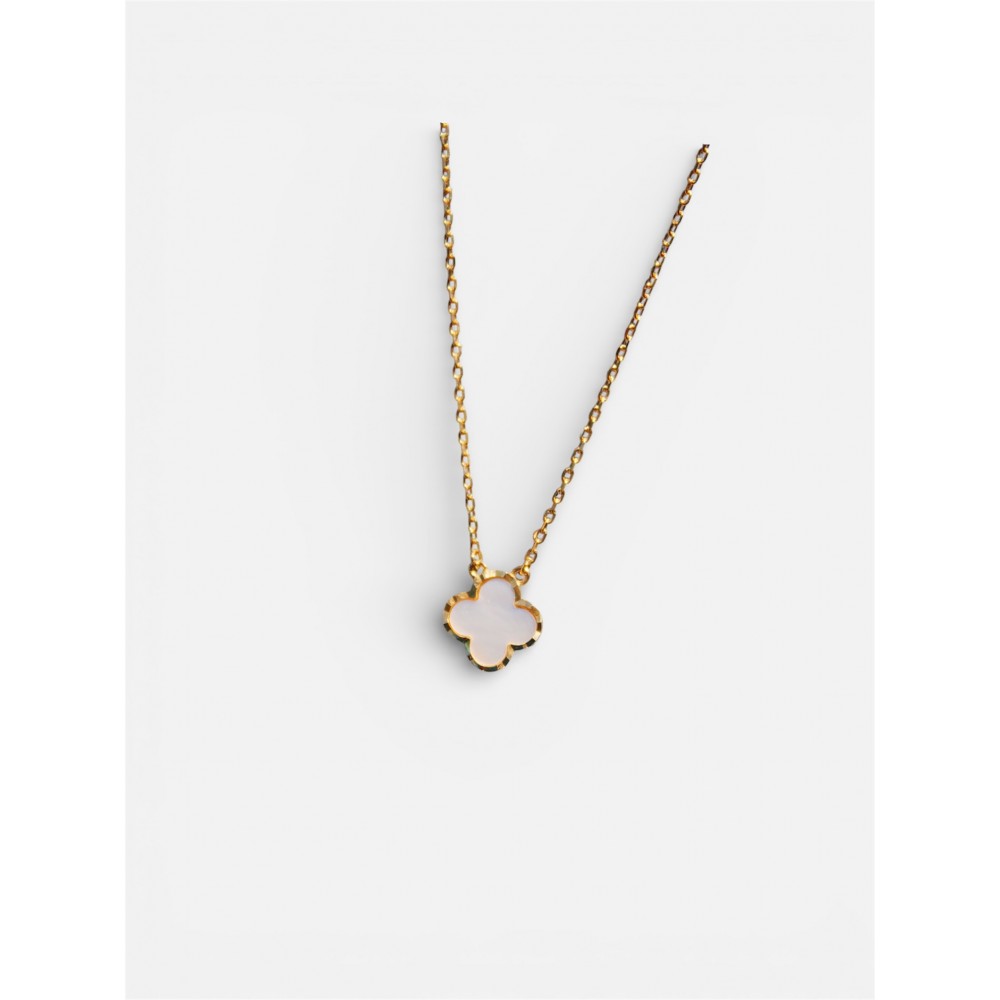 Sedef Taşlı Yonca Kolye