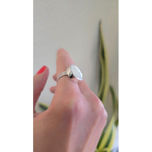 Sedef Taşlı Yüzük