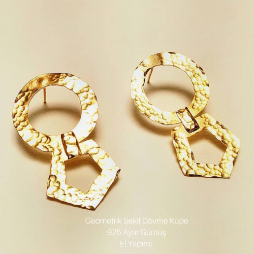 Geometrik Şekil Küpe Geometrik Şekil Küpe